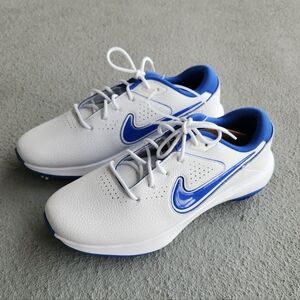 Nike Victory Pro 3 Golf Shoes White Hyper Royal DV6800-140 Men's Size 9